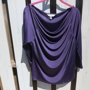 L.K. Bennett London Purple TJ Rosmund top XL